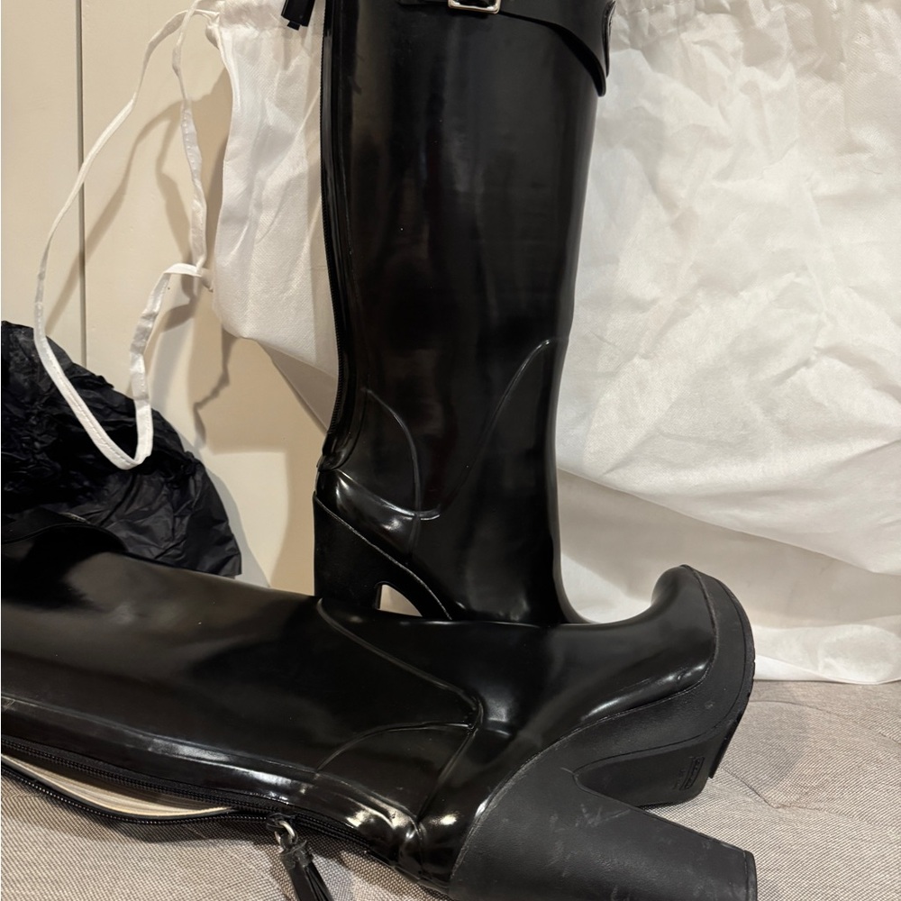 Coach Rain Boots, black and statement making - Picture 10 of 16
